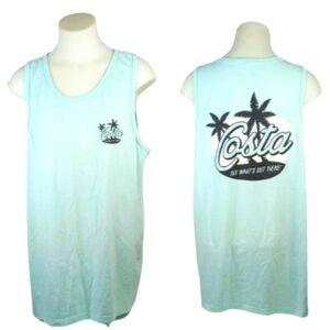 Costa Green See What's Out There Tank Top Sz XL